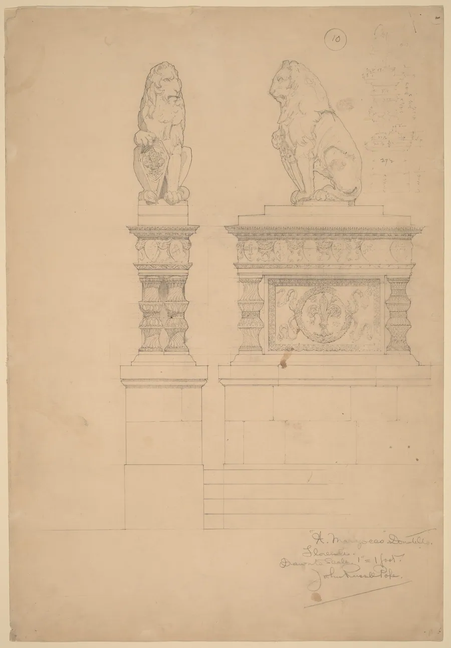 Il Marzocco, Donatello by John Russell Pope