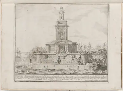 The Prima Macchina for the Chinea of 1750: The New Pier of Naples