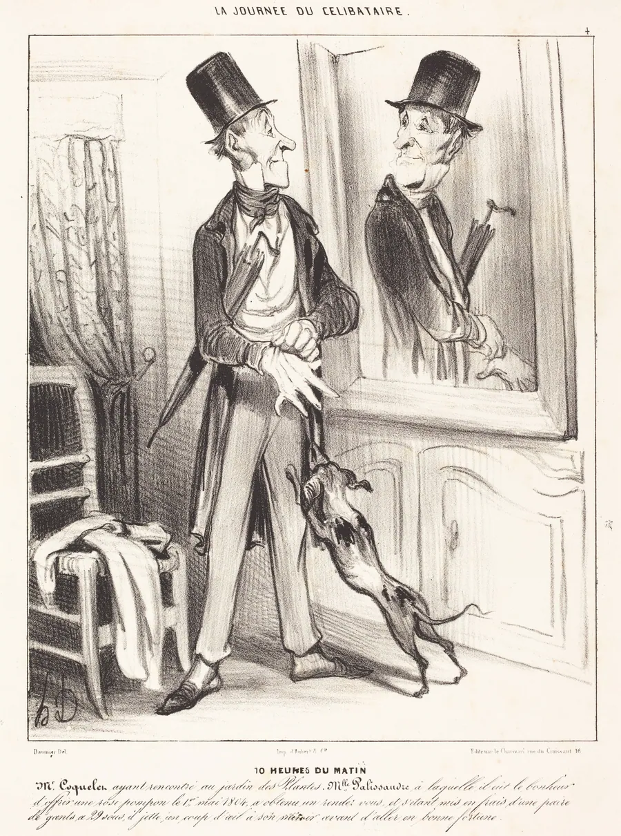 10 heures du matin by Honoré Daumier