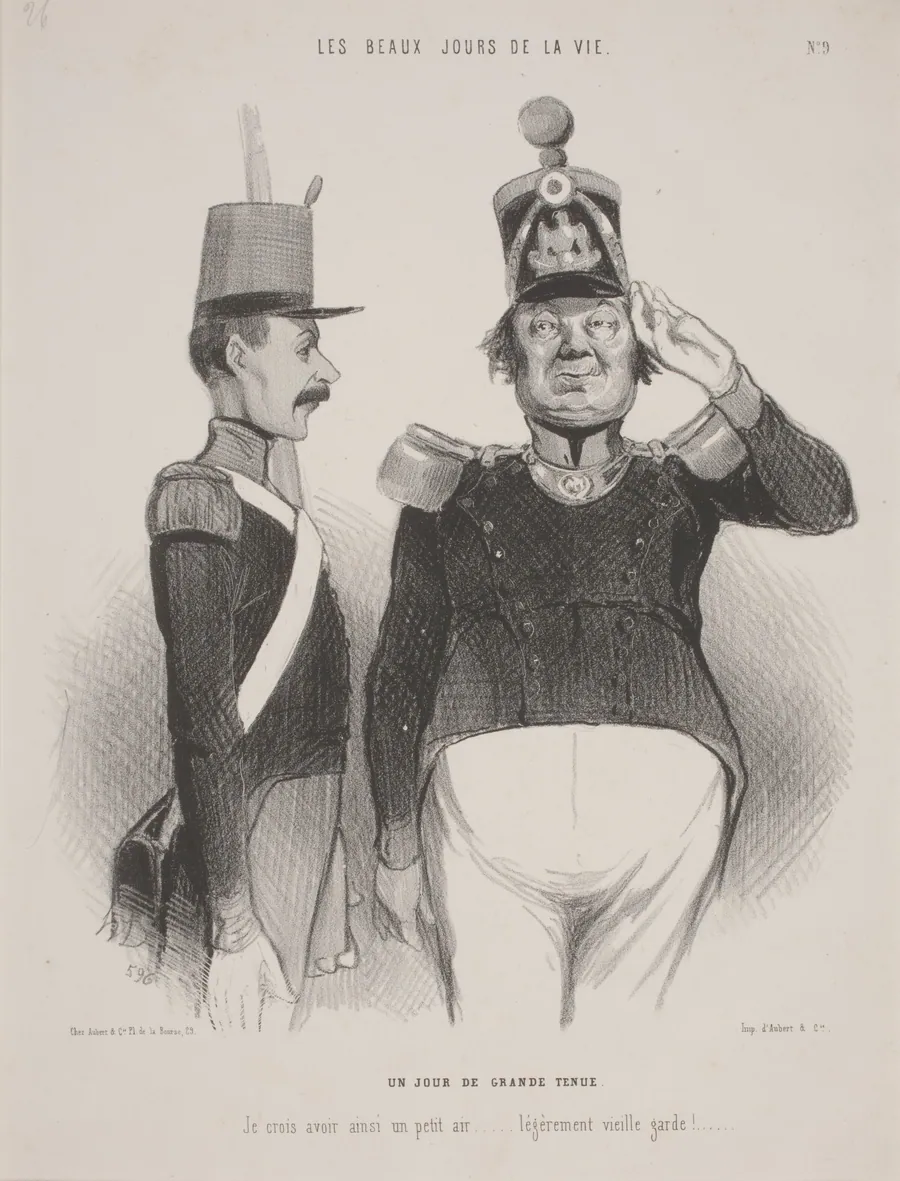 Un Jour de Grande Tenue by Honoré Daumier