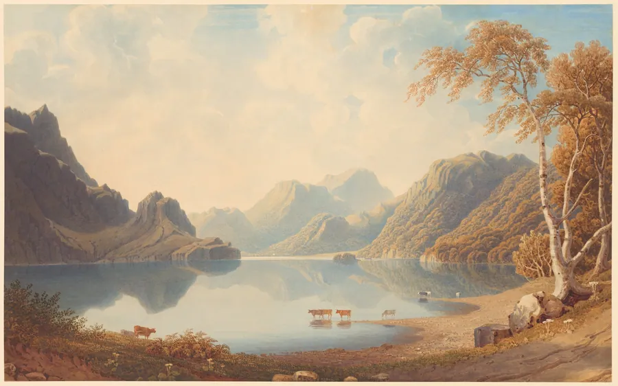 A Loch in Scotland by George Fennel Robson
