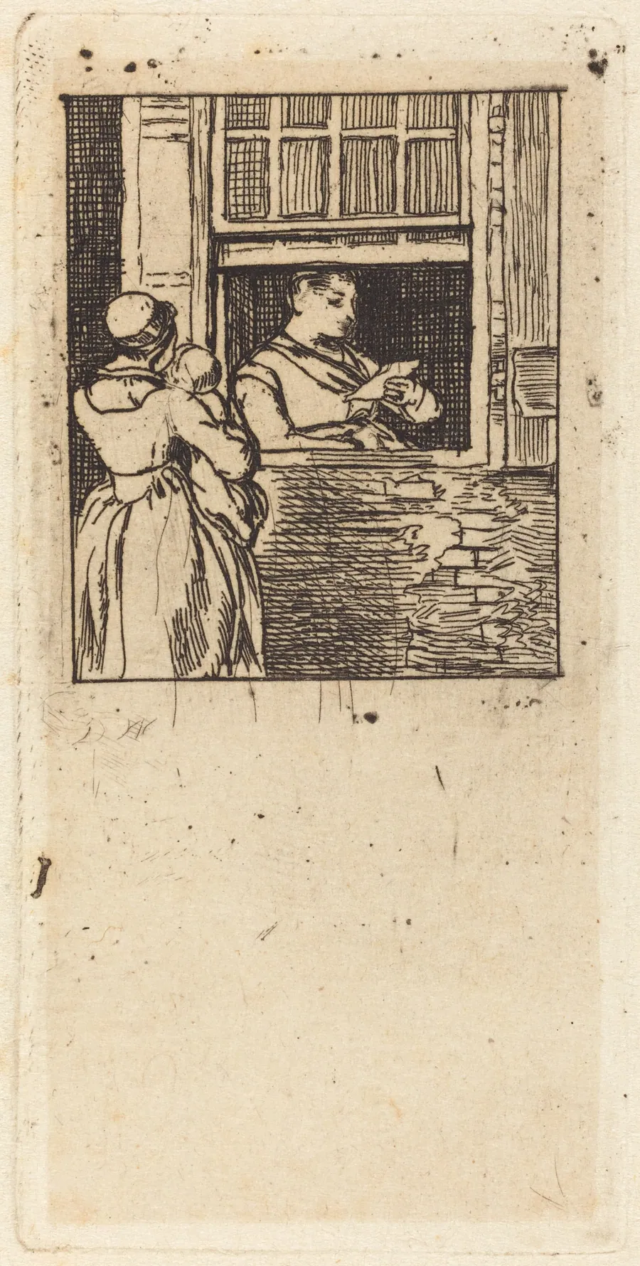 Woman at a Window, Reading a Letter by Sir David Wilkie