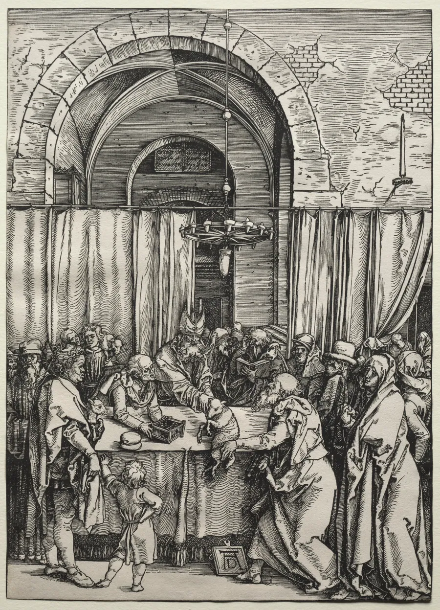 Joachim's Offering Rejected by the High Priest by Albrecht Dürer