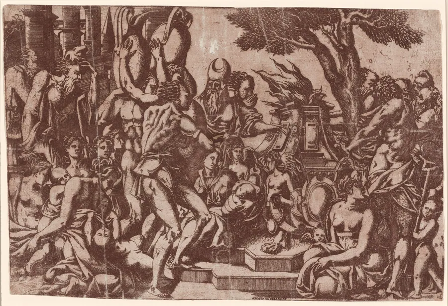 Sacrifice to Priapus by Antonio Fantuzzi