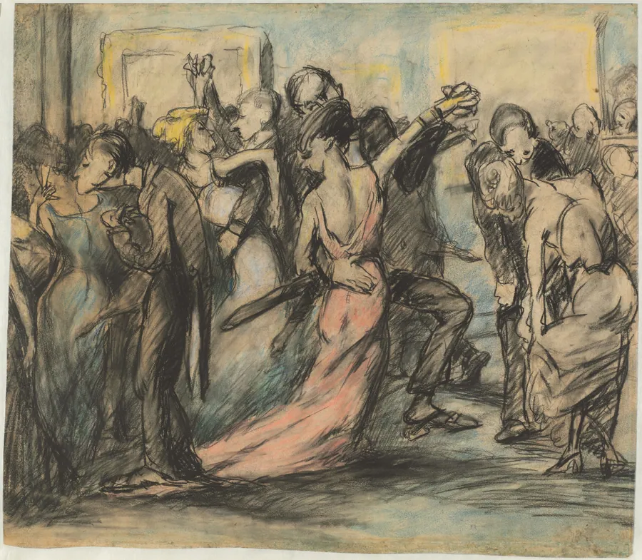 Society Ball [verso] by George Bellows