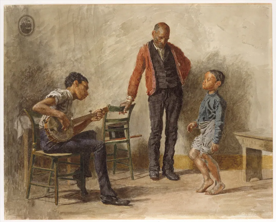 The Dancing Lesson by Thomas Eakins