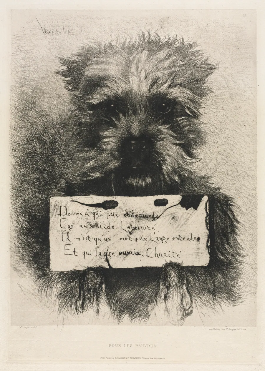 For the Poor by Ludovic Napoléon, Vicomte Lepic