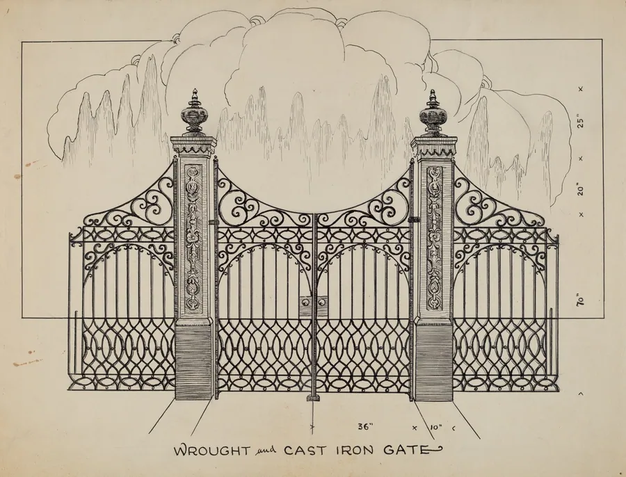 Iron Gates by Lucien Verbeke
