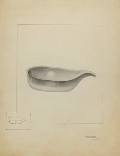 Silver Pap Boat