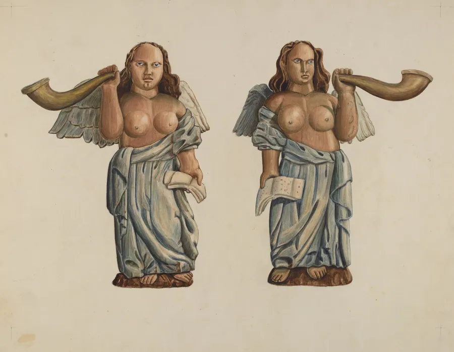 Two Angels by Al Curry