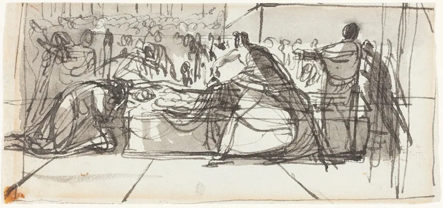 The Laying Out of Christ by Sir George Hayter