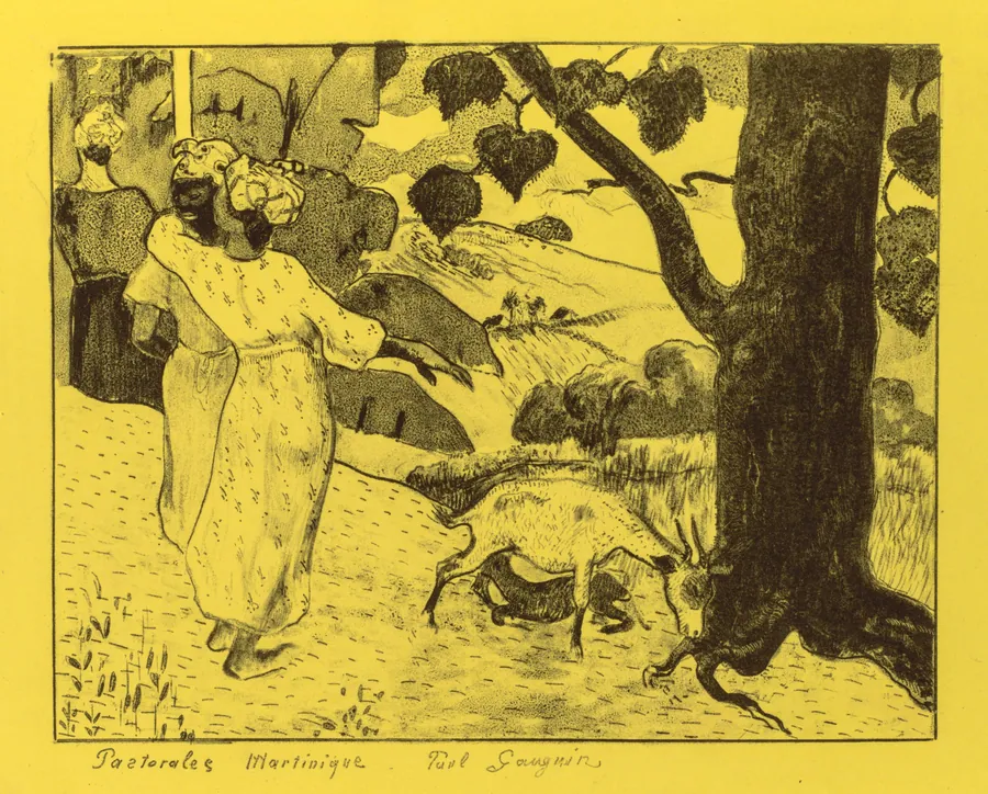 Volpini Suite:  Martinique Pastoral (Pastorales Martinique) by Paul Gauguin