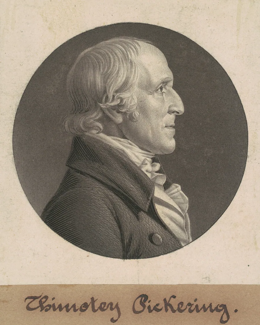 Timothy Pickering by Charles B. J. Févret de Saint-Mémin