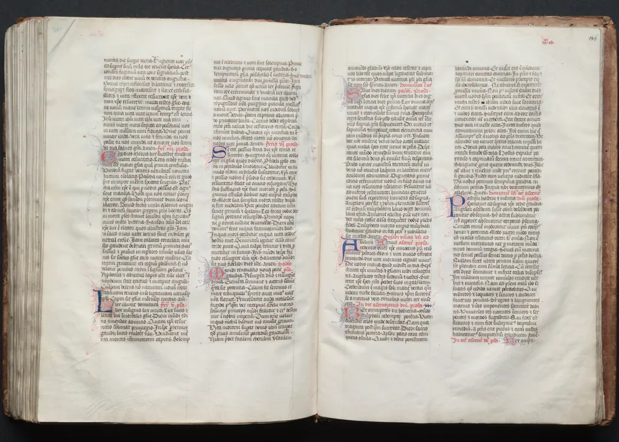 The Gotha Missal:  Fol. 146r, Text by Master of the Boqueteaux
