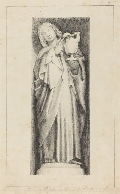Saint John, from Henry the Seventh's Chapel  Westminster Abbey