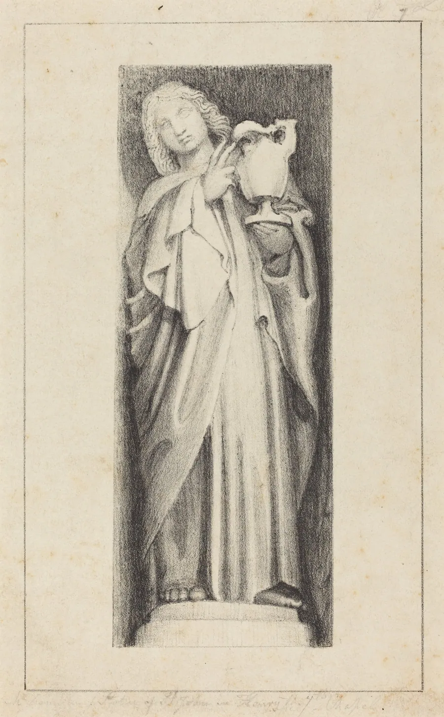 Saint John, from Henry the Seventh's Chapel  Westminster Abbey by Maria Denman