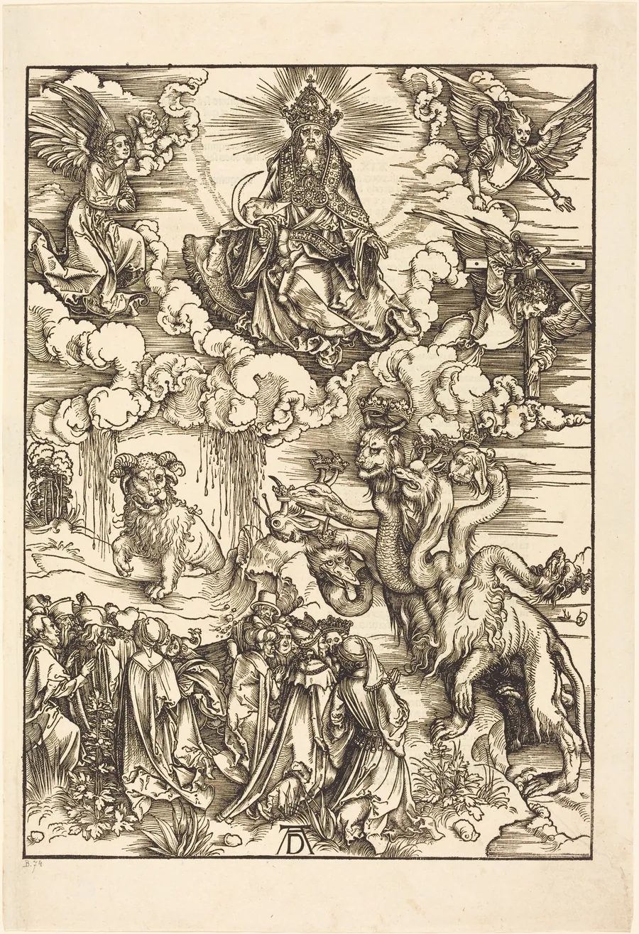 The Beast with Two Horns LIke a Lamb by Albrecht Dürer