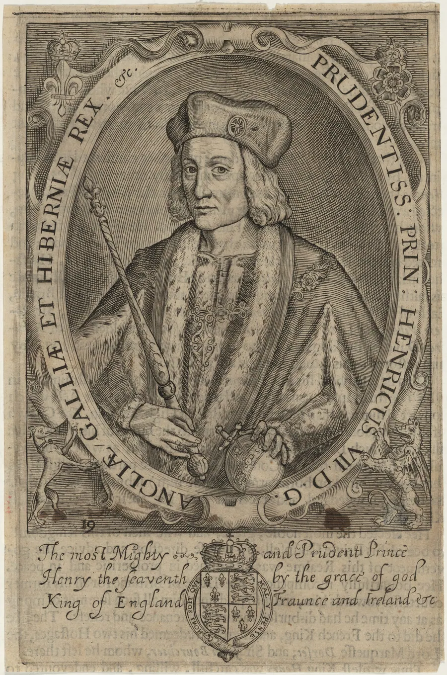 King Henry VII by Renold Elstrack