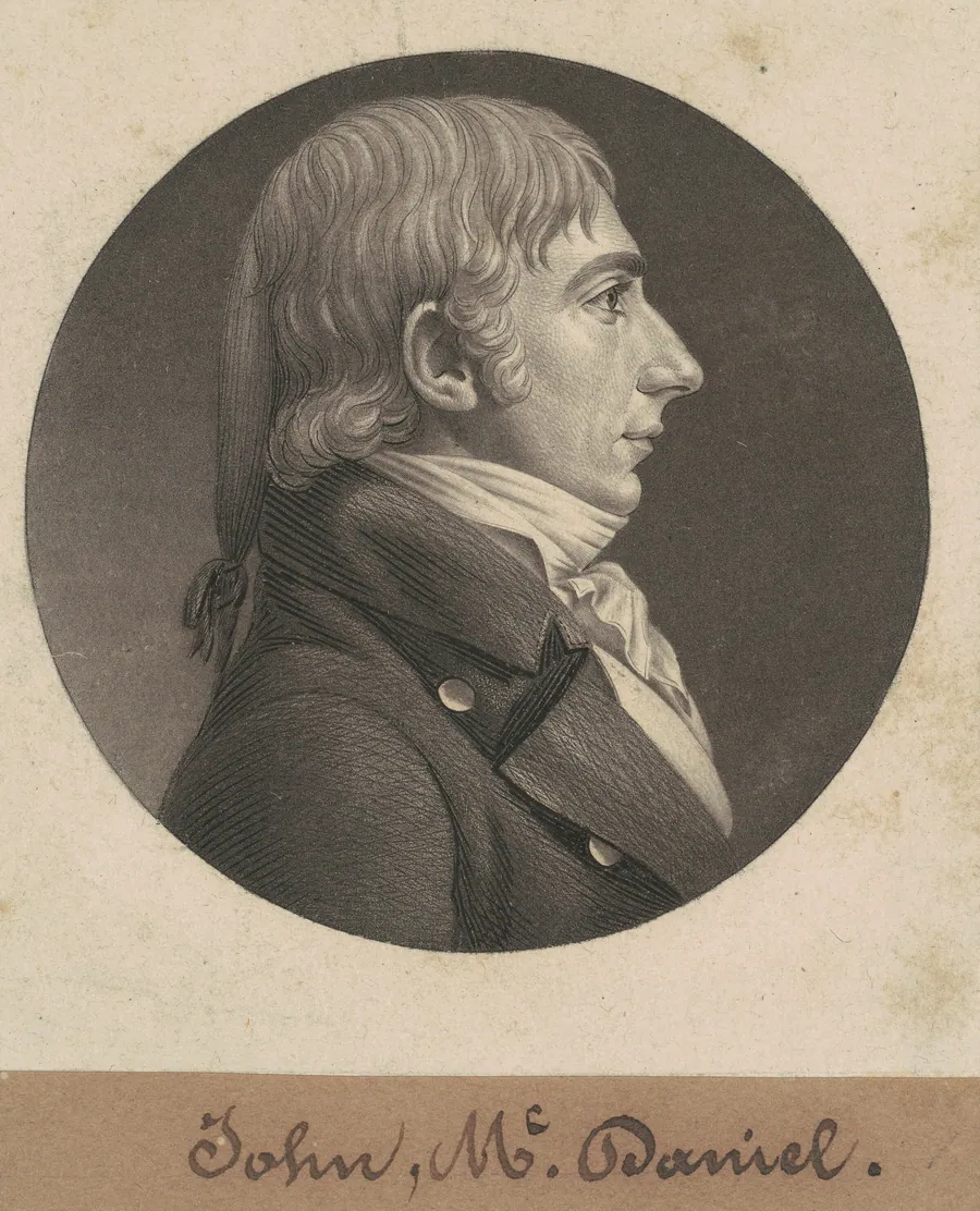 John McDaniel by Charles B. J. Févret de Saint-Mémin
