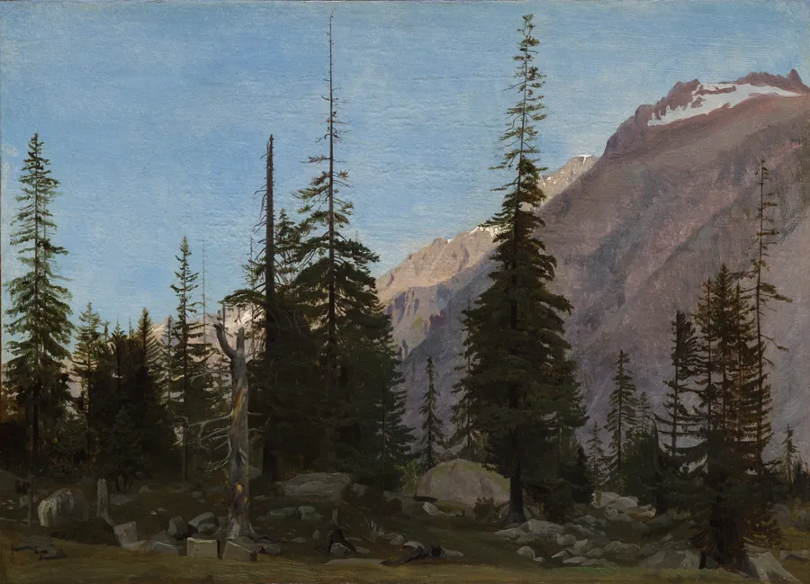 Alpine Landscape:  The Handegg, Switzerland by Jean-Léon Gérôme