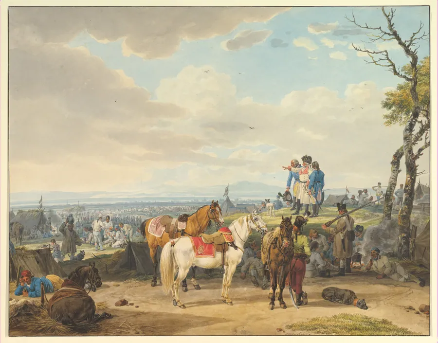 Austrian Soldiers by Wilhelm von Kobell