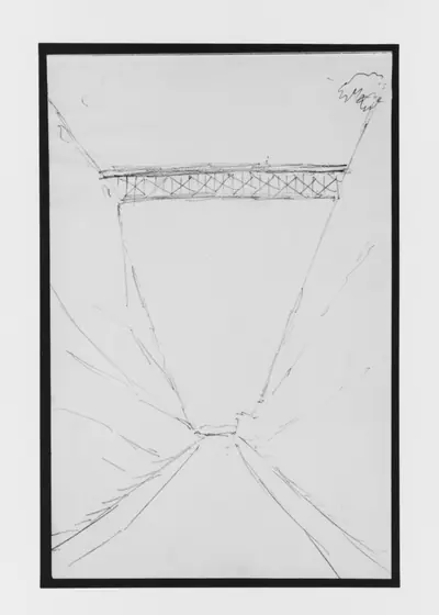 Bridge Crossing a Perspective Road (from Sketchbook)