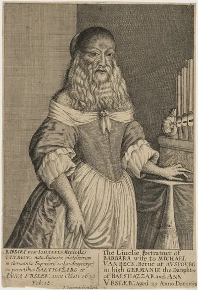 Barbara Van Beck, the Bearded Lady