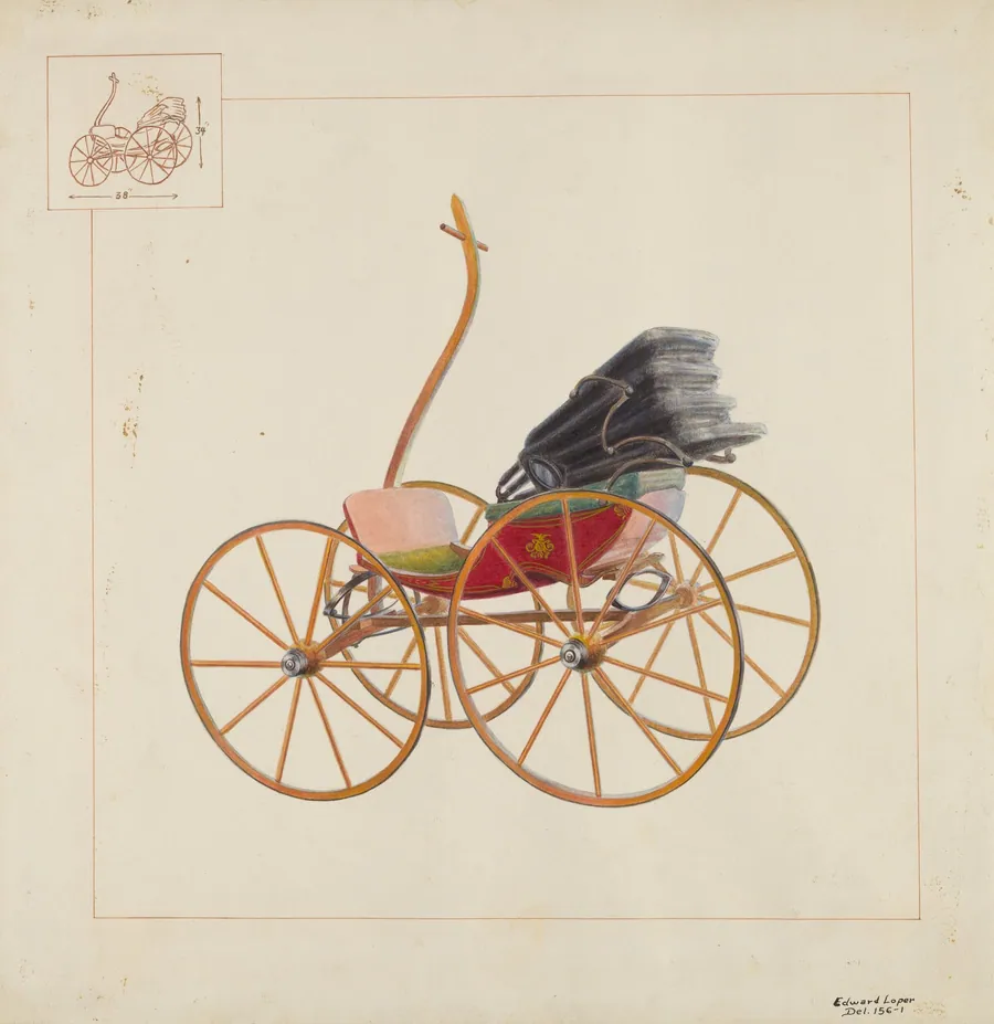 Baby Carriage by Edward L. Loper
