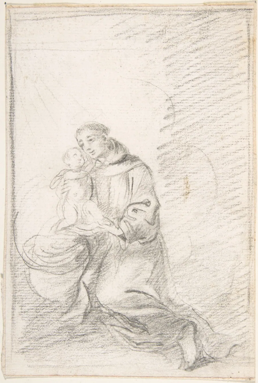Saint Anthony of Padua by Anonymous, Spanish, School of Seville, 17th century