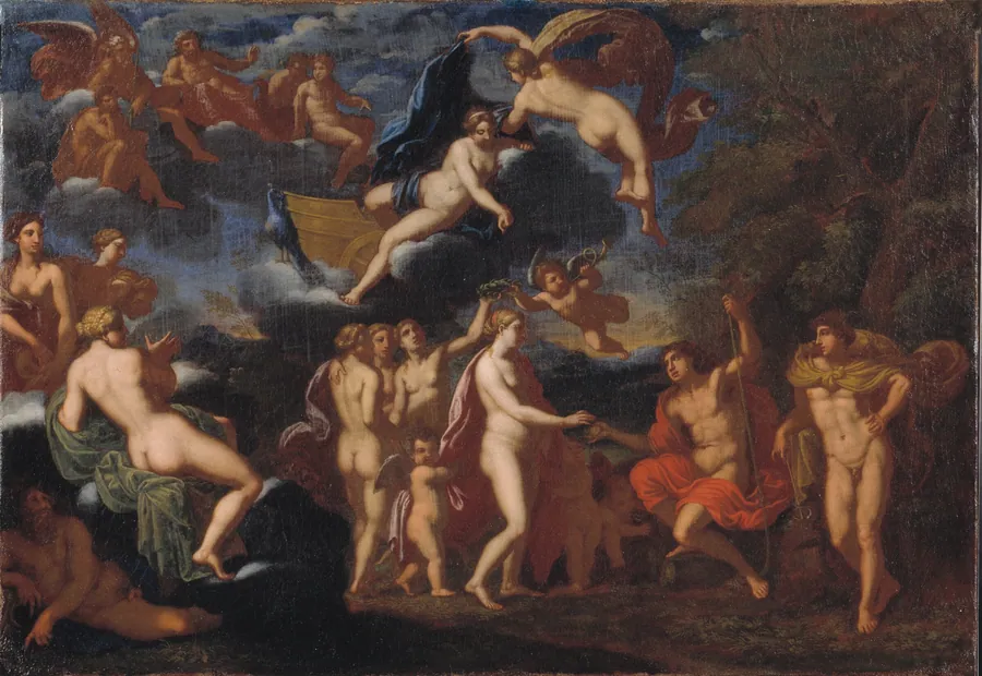 Paris giver Venus æblet by Jan van Haensbergen
