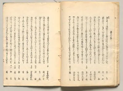 Spread Twenty-One from Volume Four of People of Japan in Light Verse (Kyōka)