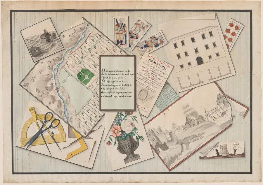 Trompe l'oeil by Giuseppe Voltolini