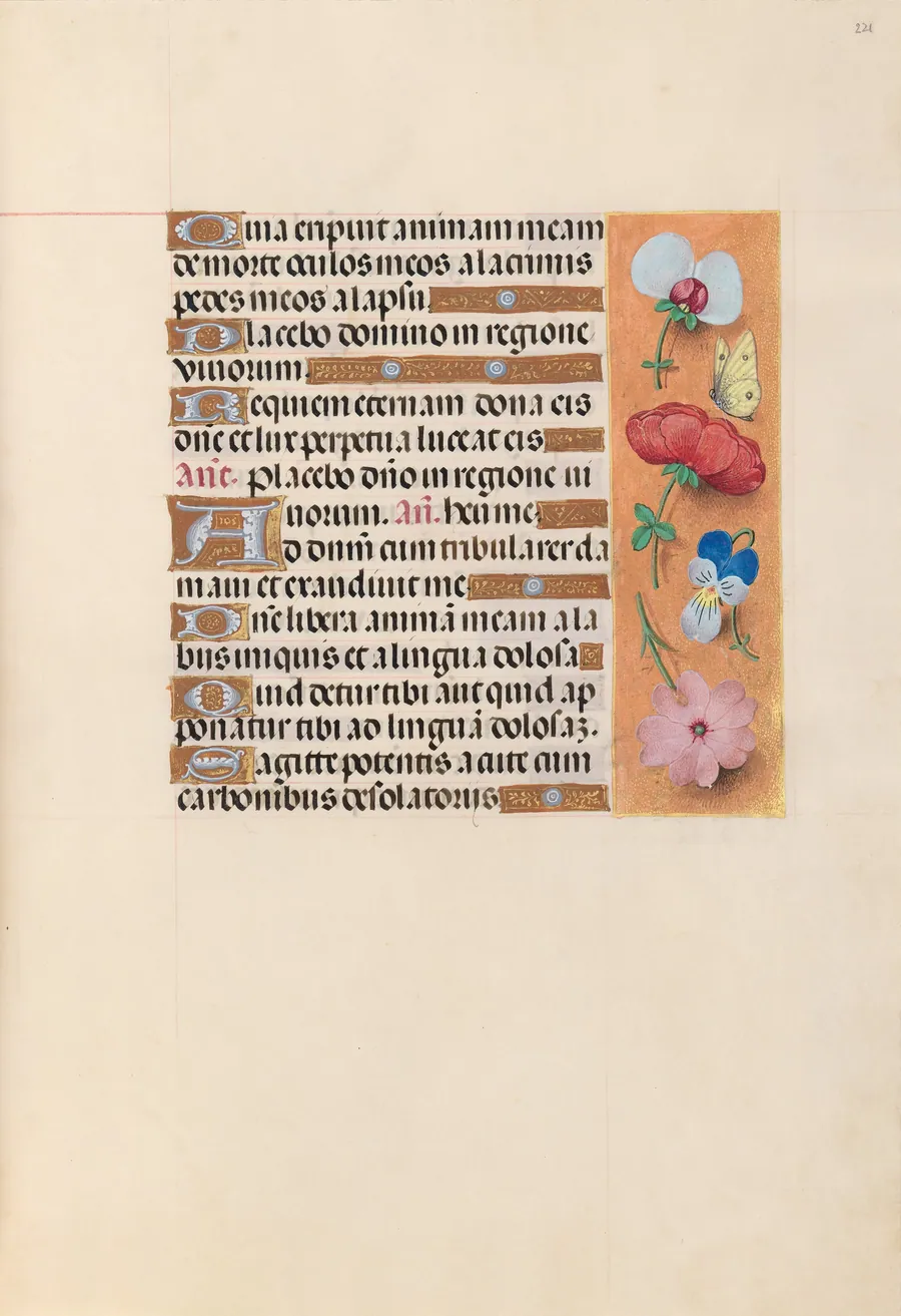 Hours of Queen Isabella the Catholic, Queen of Spain:  Fol. 221r by Master of the First Prayerbook of Maximillian