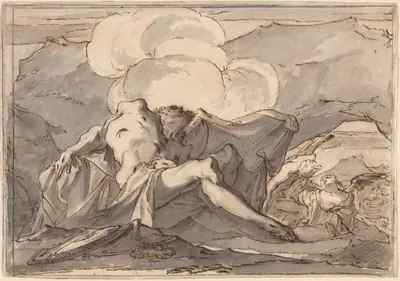 The Dead Christ with Angels