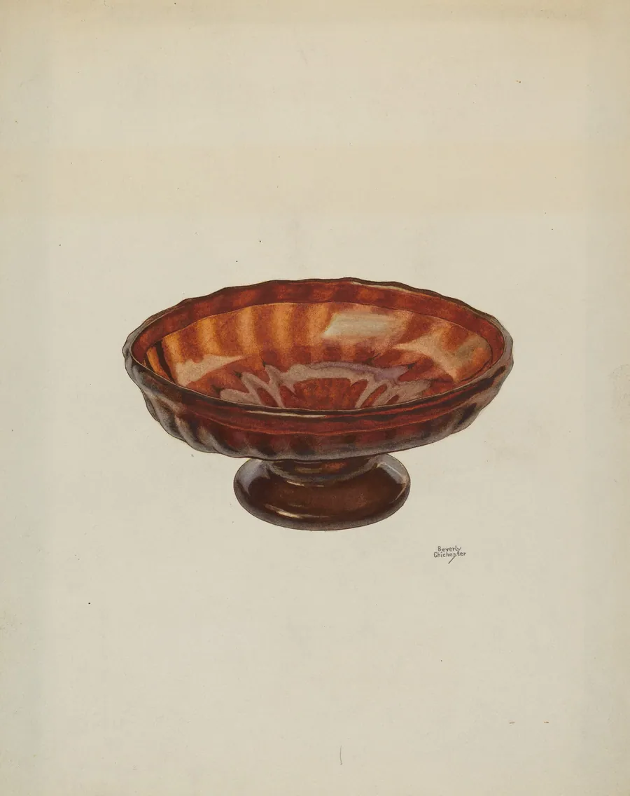 Dish with Foot by Beverly Chichester