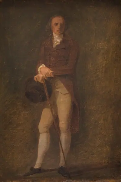 Portrætskitse. Maleren N.A. Abildgaard (?).