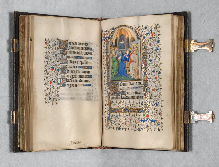 Book of Hours (Use of Paris): Fol. 108r, The Pentecost by The Bedford Master