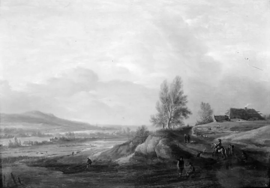 Flodlandskab by Johann Salomon Wahl