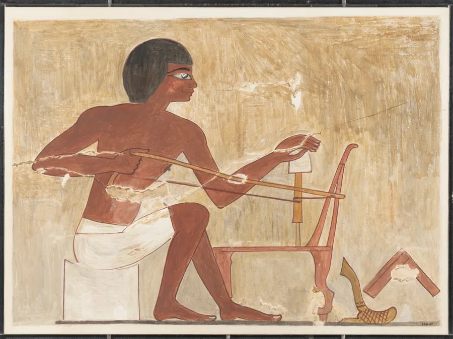Carpenter Making a Chair, Tomb of Rekhmire by Nina de Garis Davies