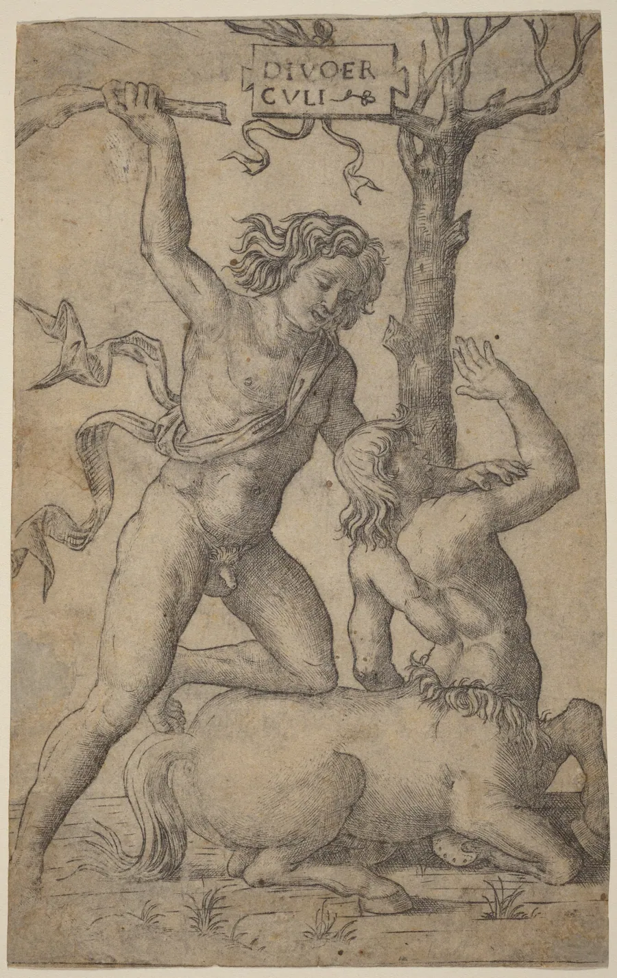 Hercules and Nessus by Marcantonio Raimondi