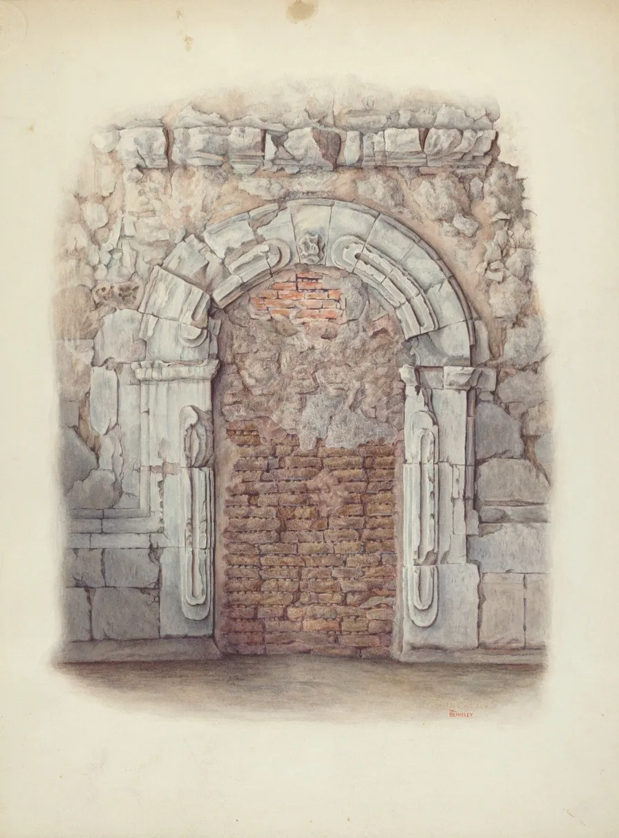 Stone Doorway, Carved by Hal Blakeley