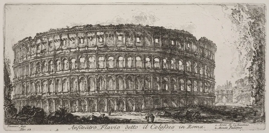 Anfiteatro Flavio detto il Colosseo by Giovanni Battista Piranesi
