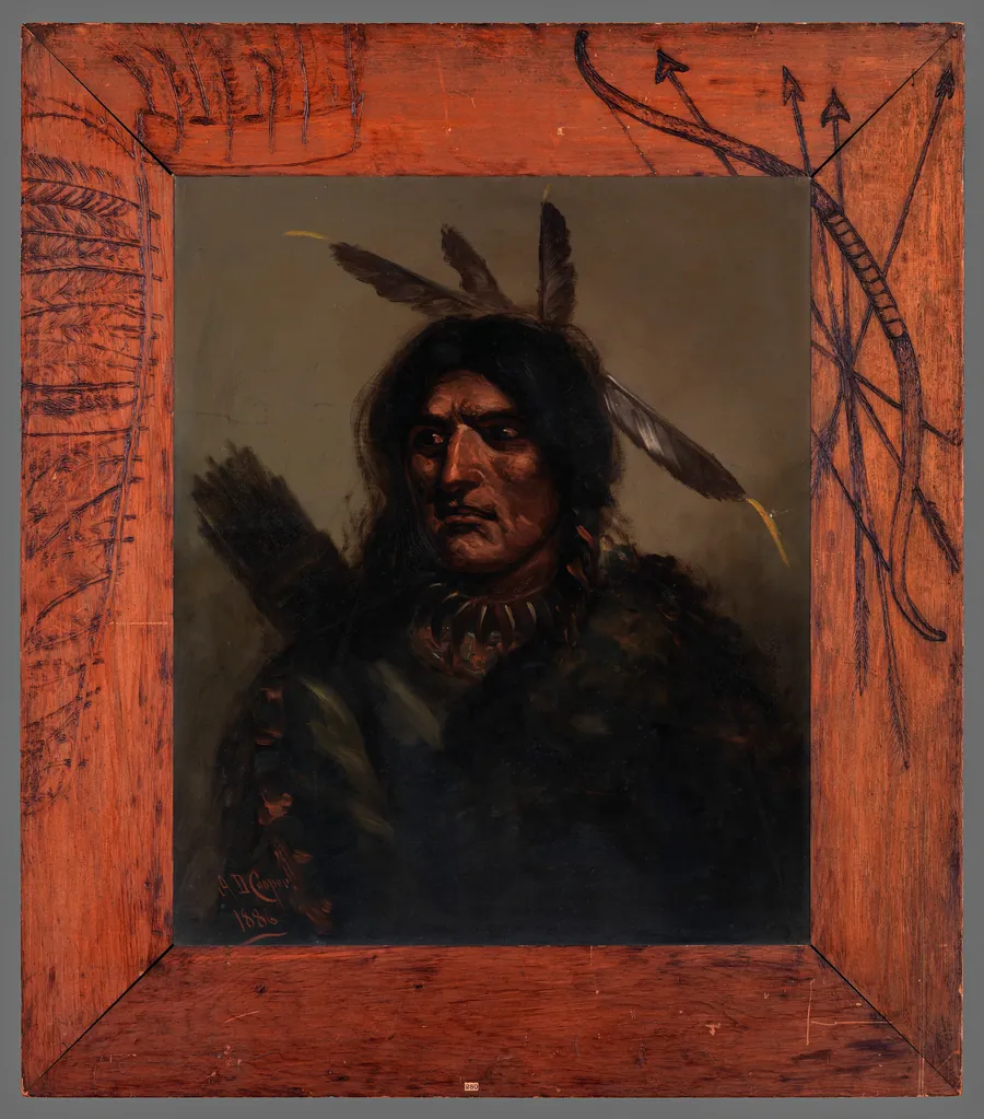 Indian Man with Quiver by Alexander Davis Cooper, English, active 1837-1888