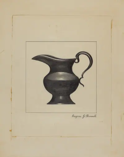 Pewter Pitcher