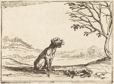Lioness Mourning her Cub