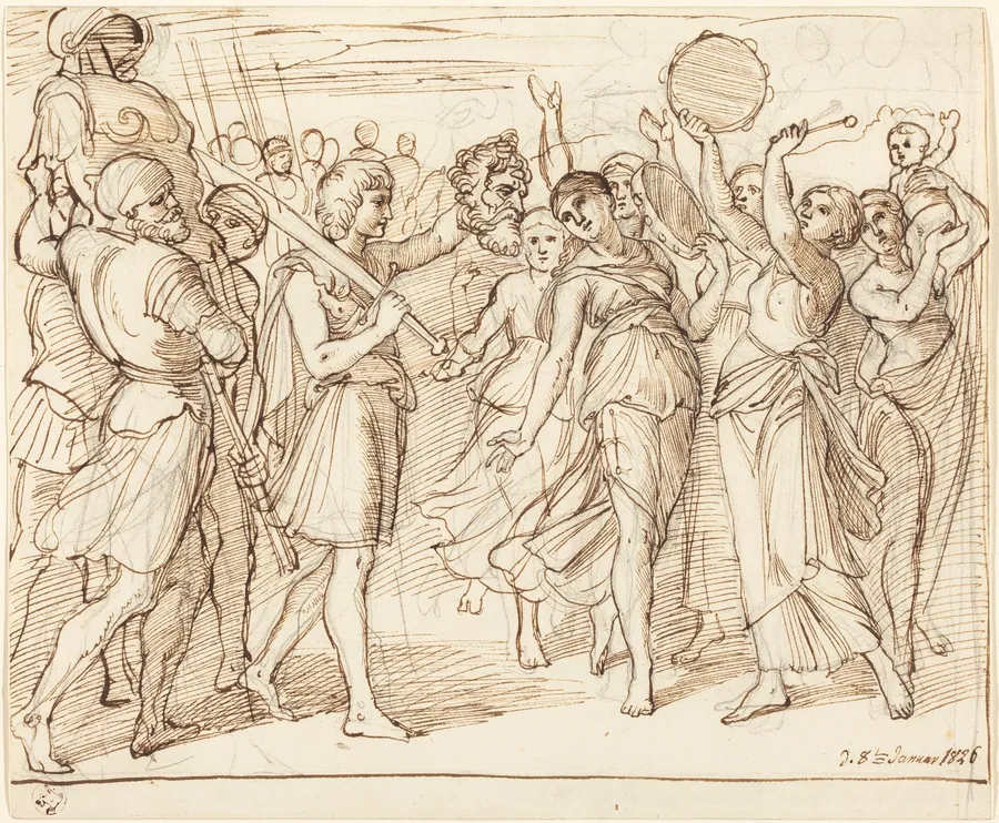 The Triumph of David by Julius Schnorr von Carolsfeld
