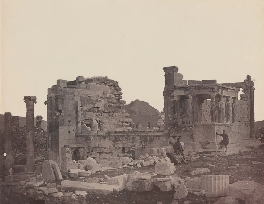 Erectheum Caryatids by James Robertson