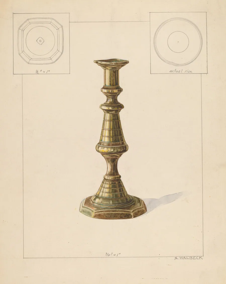 Candlestick by Alfred Walbeck