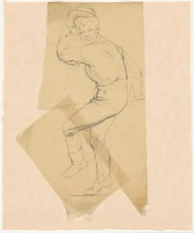 Studies for "Dance on a Stone Boat" and "In the Cornfield"