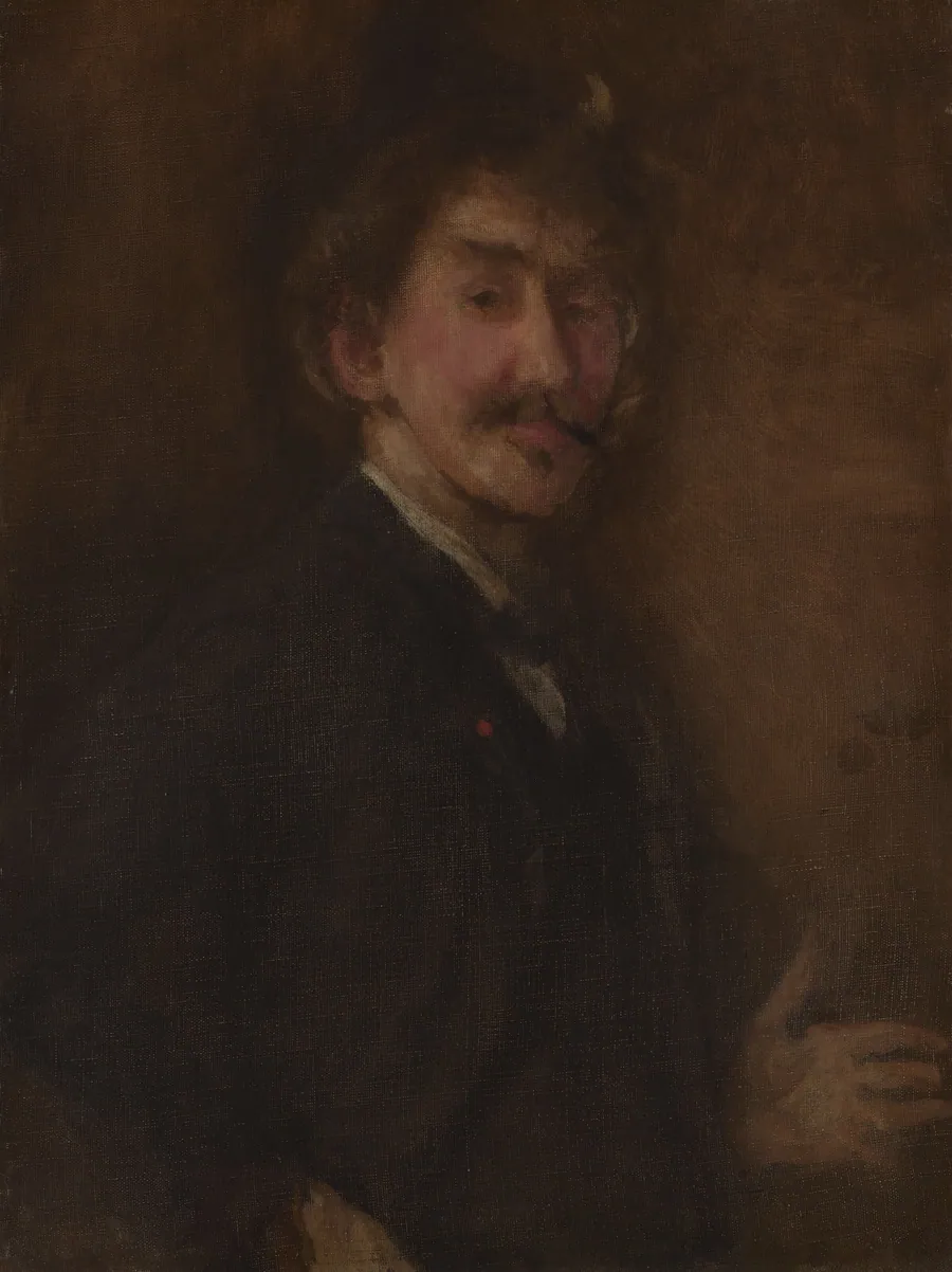 Gold and Brown: Self-Portrait by James McNeill Whistler